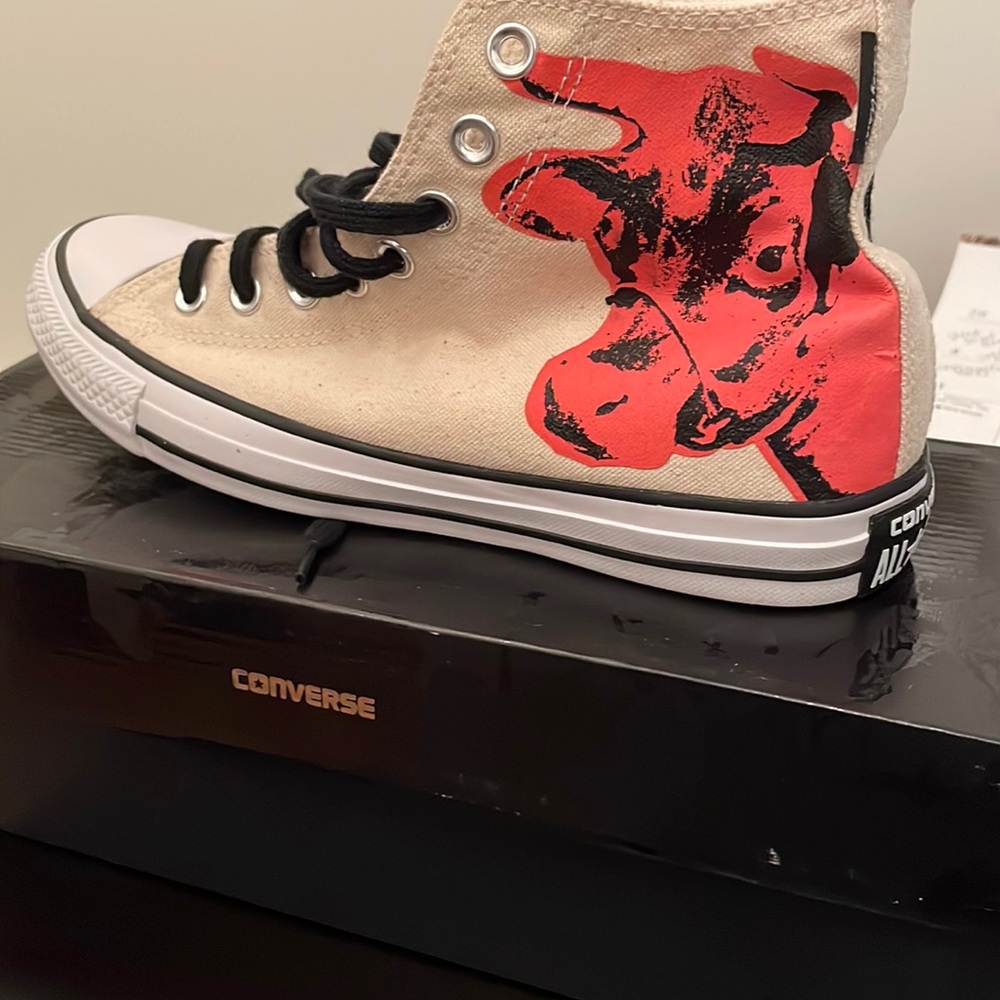 Converse x Andy Warhol Chuck Taylor All Star Hi Cow Art Men’s Size 7